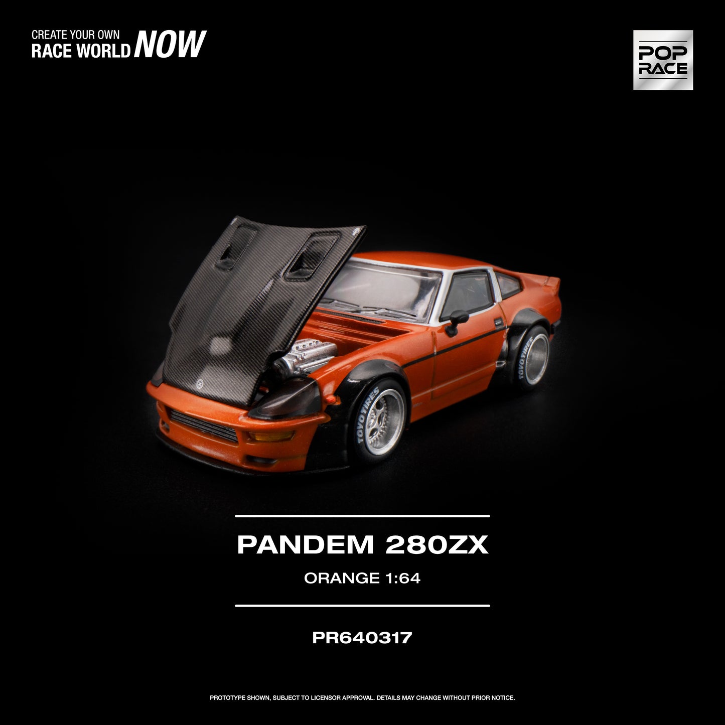 Pop Race - Pre-Order - Pandem 280ZX, orange - PR640317
