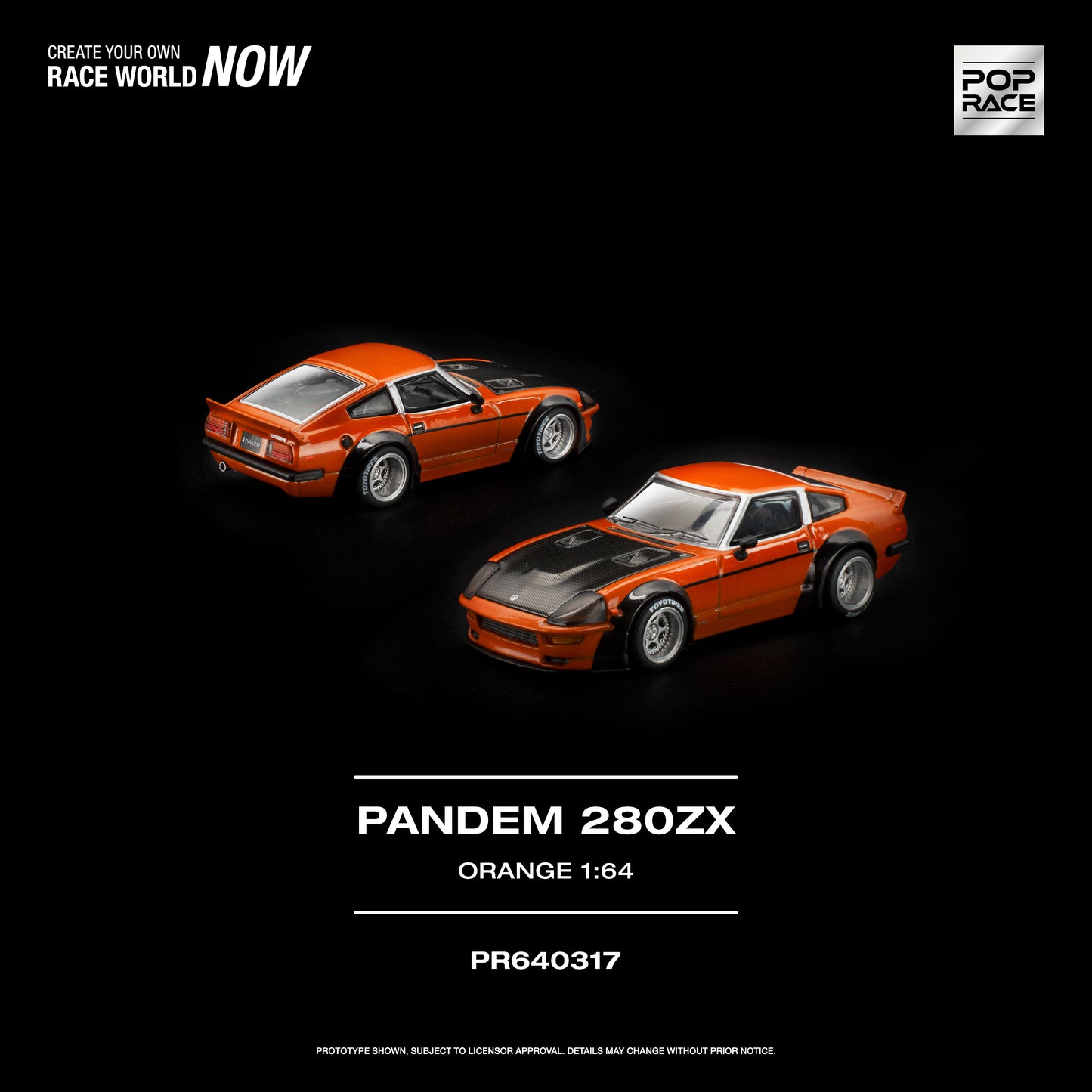 Pop Race - Pre-Order - Pandem 280ZX, orange - PR640317