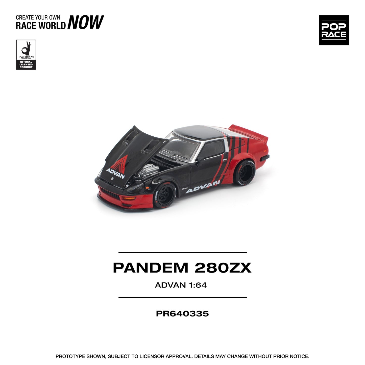 Pop Race - Pre-Order - Pandem 280ZX, Advan - PR640335
