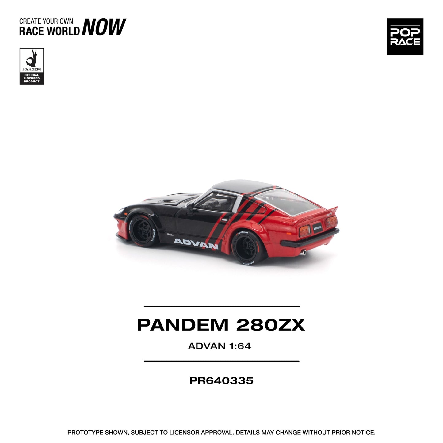 Pop Race - Pre-Order - Pandem 280ZX, Advan - PR640335