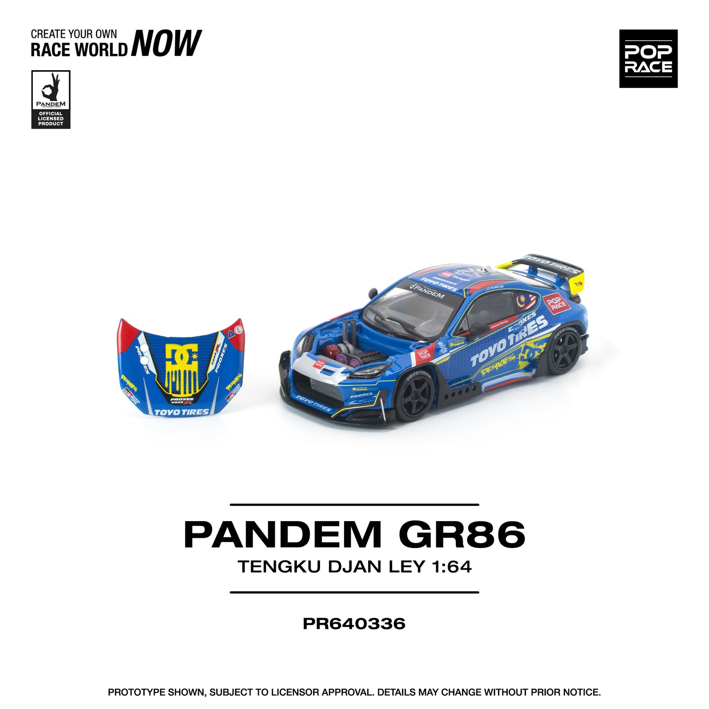 Pop Race - Pre-Order - Pandem GR86, Tengku Djan Ley - PR640336