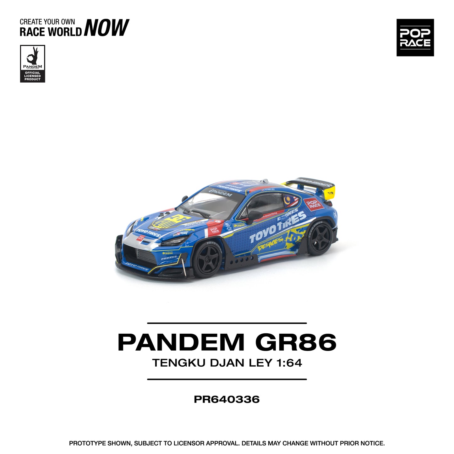 Pop Race - Pre-Order - Pandem GR86, Tengku Djan Ley - PR640336