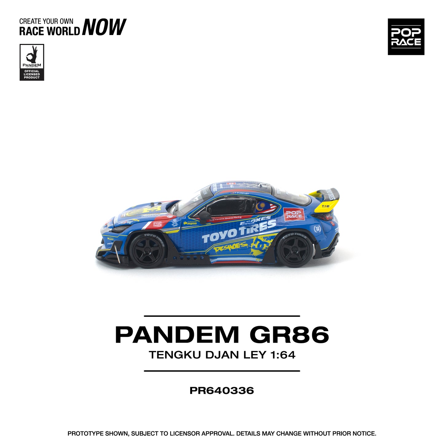 Pop Race - Pre-Order - Pandem GR86, Tengku Djan Ley - PR640336