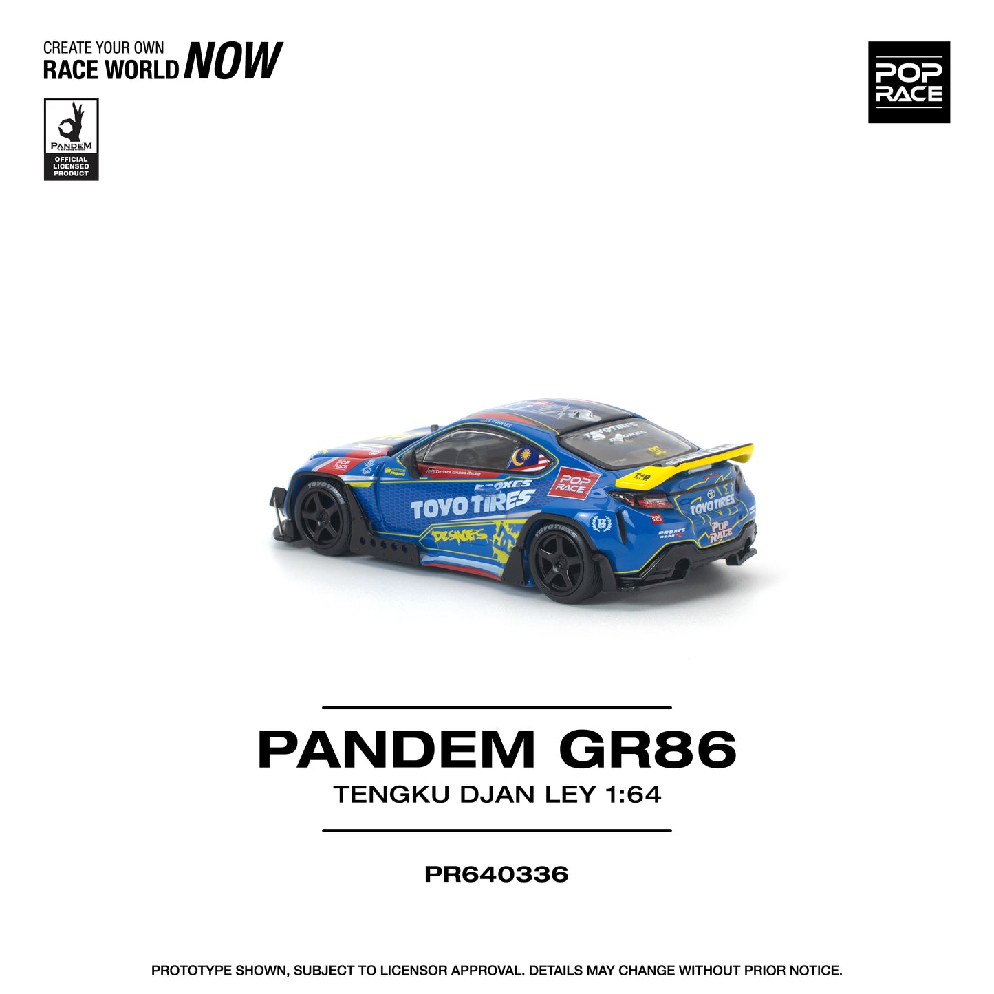 Pop Race - Pre-Order - Pandem GR86, Tengku Djan Ley - PR640336