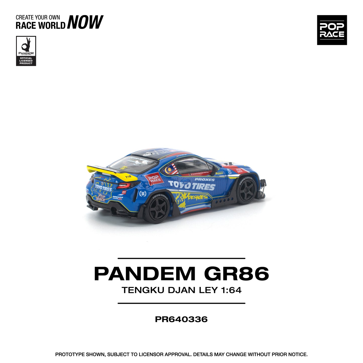 Pop Race - Pre-Order - Pandem GR86, Tengku Djan Ley - PR640336
