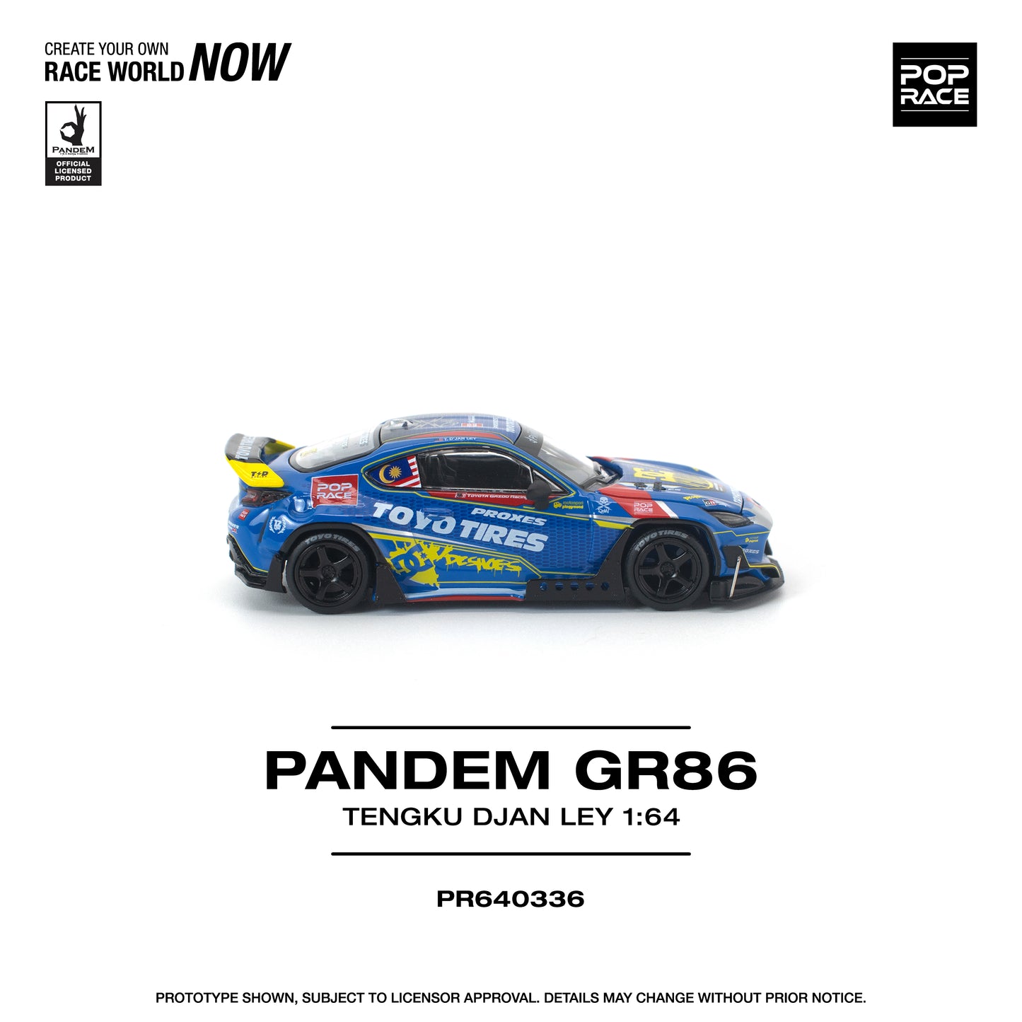 Pop Race - Pre-Order - Pandem GR86, Tengku Djan Ley - PR640336