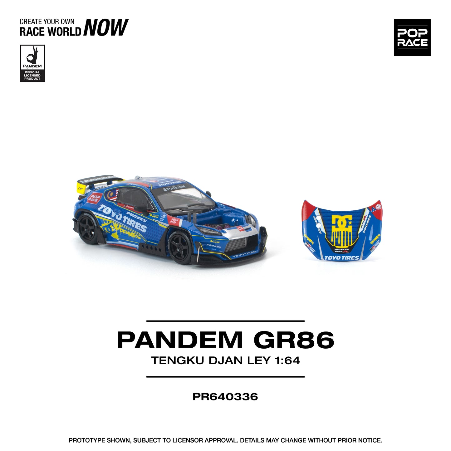 Pop Race - Pre-Order - Pandem GR86, Tengku Djan Ley - PR640336