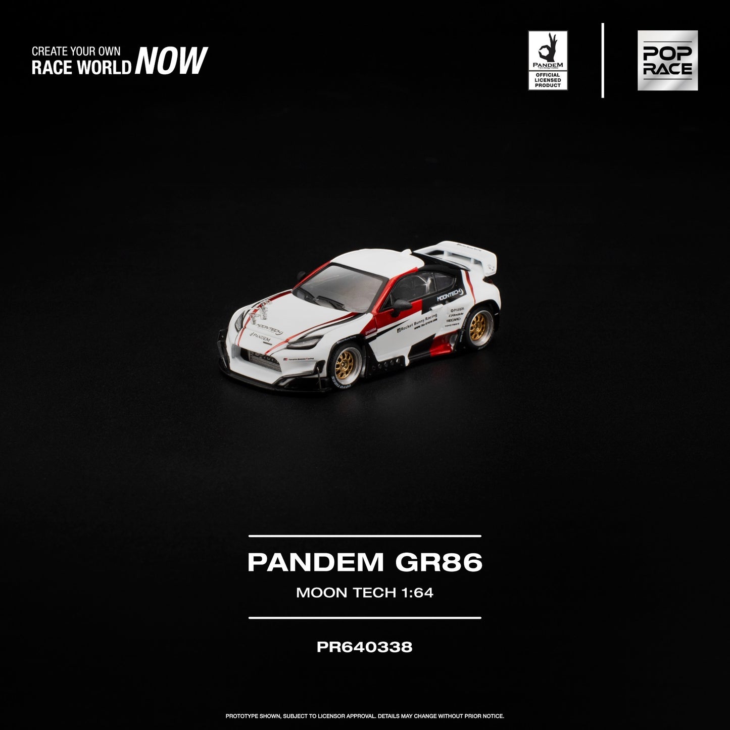 Pop Race - Pre-Order - Pandem GR86 MoonTech - PR640338