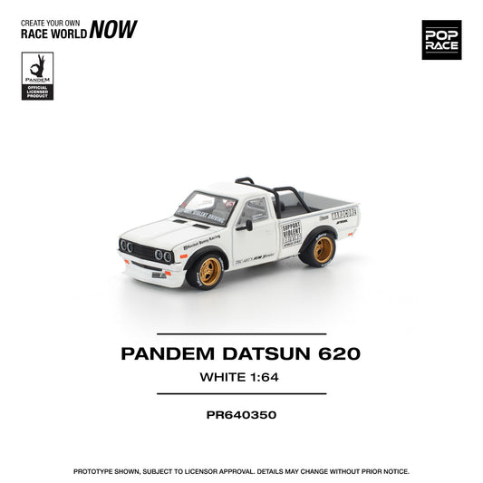 Pop Race - Pre-Order - Pandem Datsun 620, white - PR640350