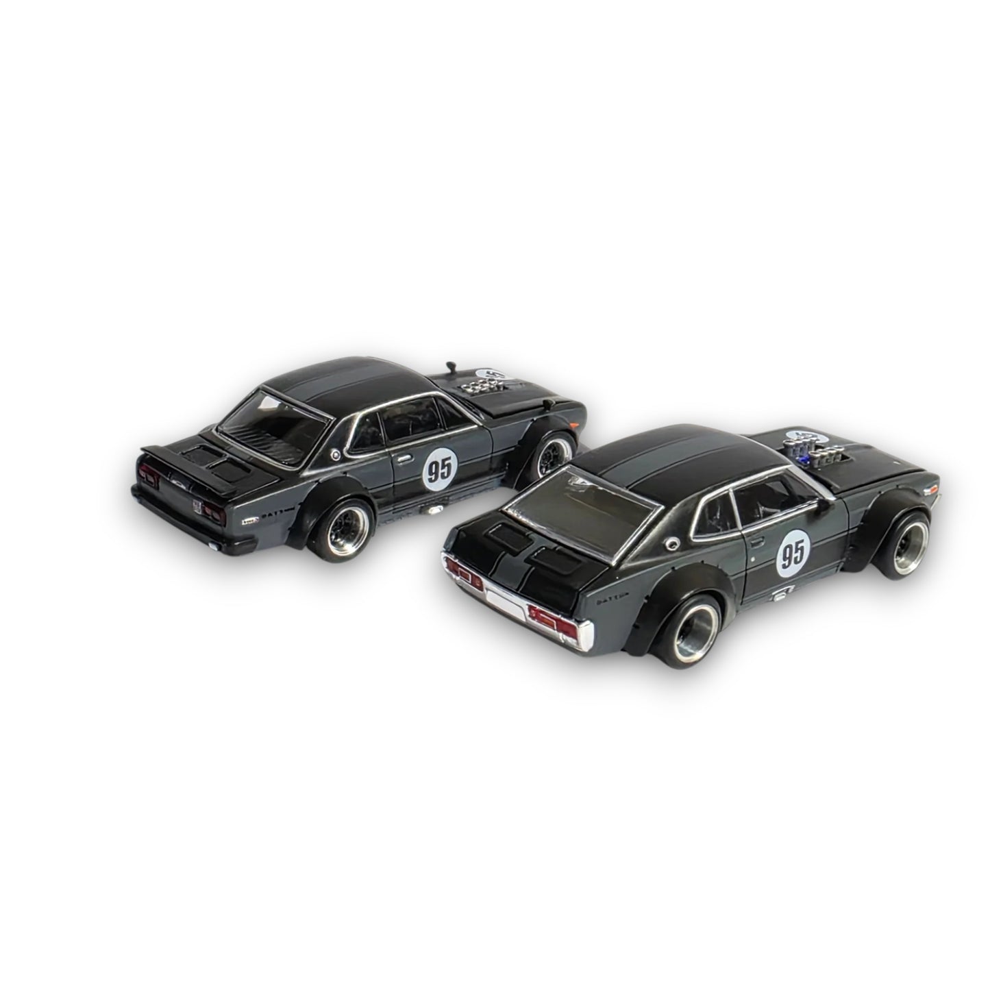 Pop Race - Pre-Order - SKYLINE GT-R V8 DRIFT (HAKOSUKA) & LAUREL C130 BOX SET - HKTS2025