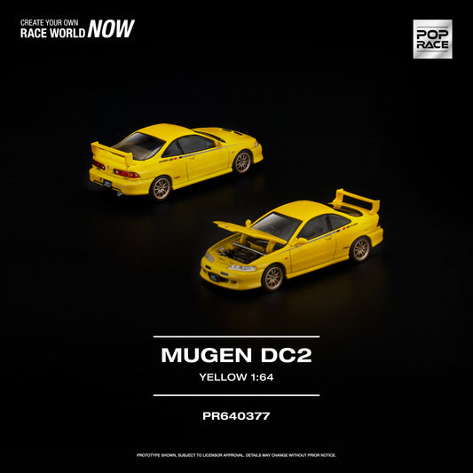Pop Race - Pre-Order - Mugen DC2, yellow - PR640377