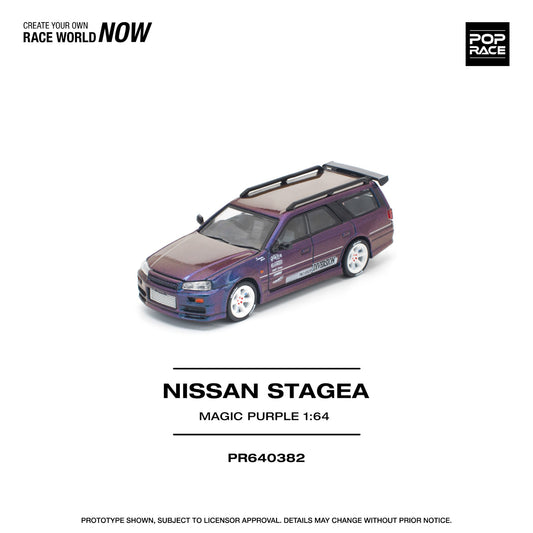 Pop Race - Pre-Order - Nissan Stagea, magic purple - PR640382
