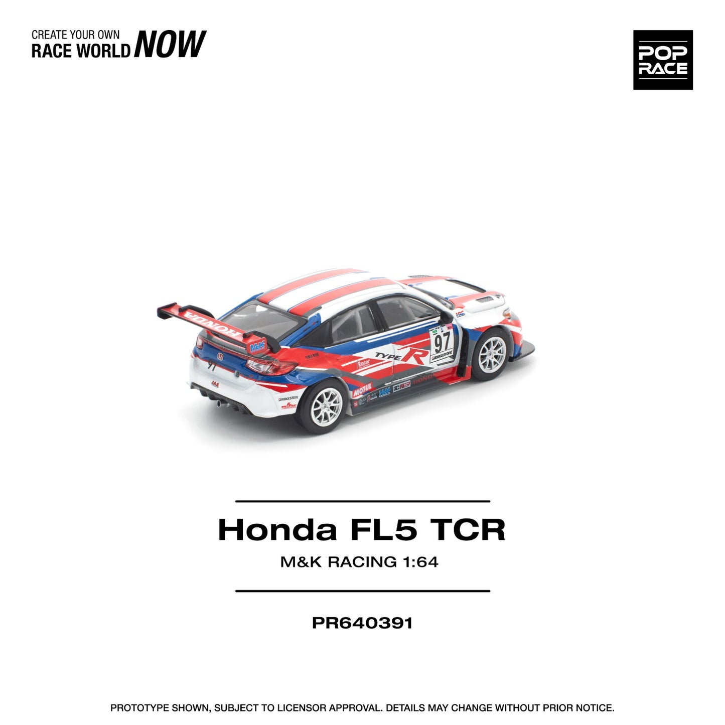 Pop Race - Pre-Order - Honda FL5 TCT, M&K Racing - PR640391