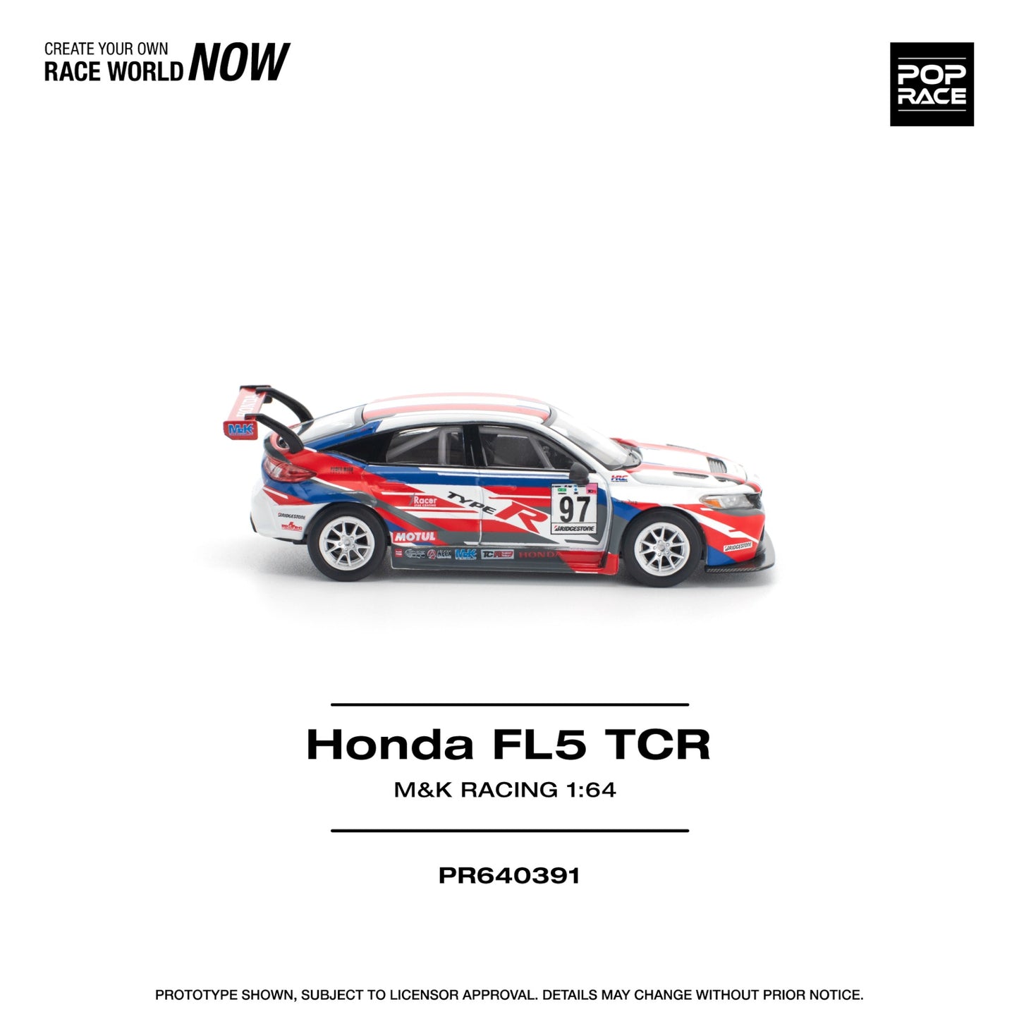 Pop Race - Pre-Order - Honda FL5 TCT, M&K Racing - PR640391