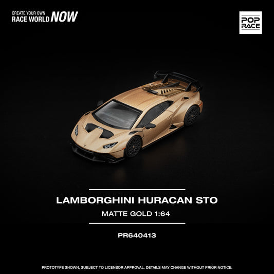Pop Race - Pre-Order - Lamborghini Huracan STO, matte gold - PR640413