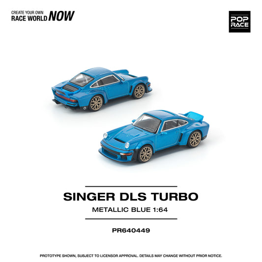 Pop Race - Pre-Order - Singer DLS Turbo, metallic blue - PR640449