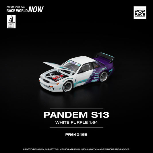 Pop Race - Pre-Order - Pandem S13, white purple - PR640455