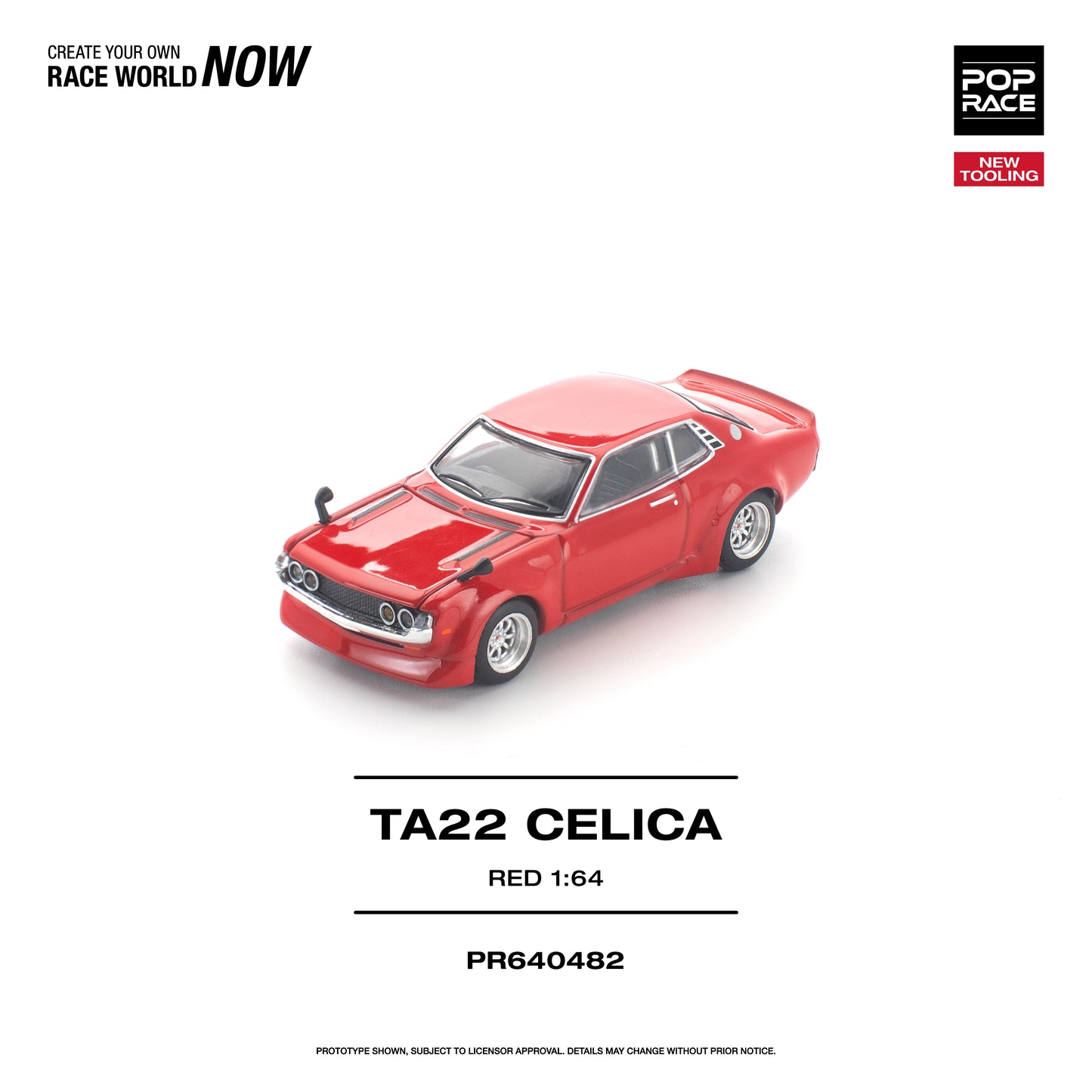 Pop Race - Pre-Order - TA22 Celica, red - PR640482