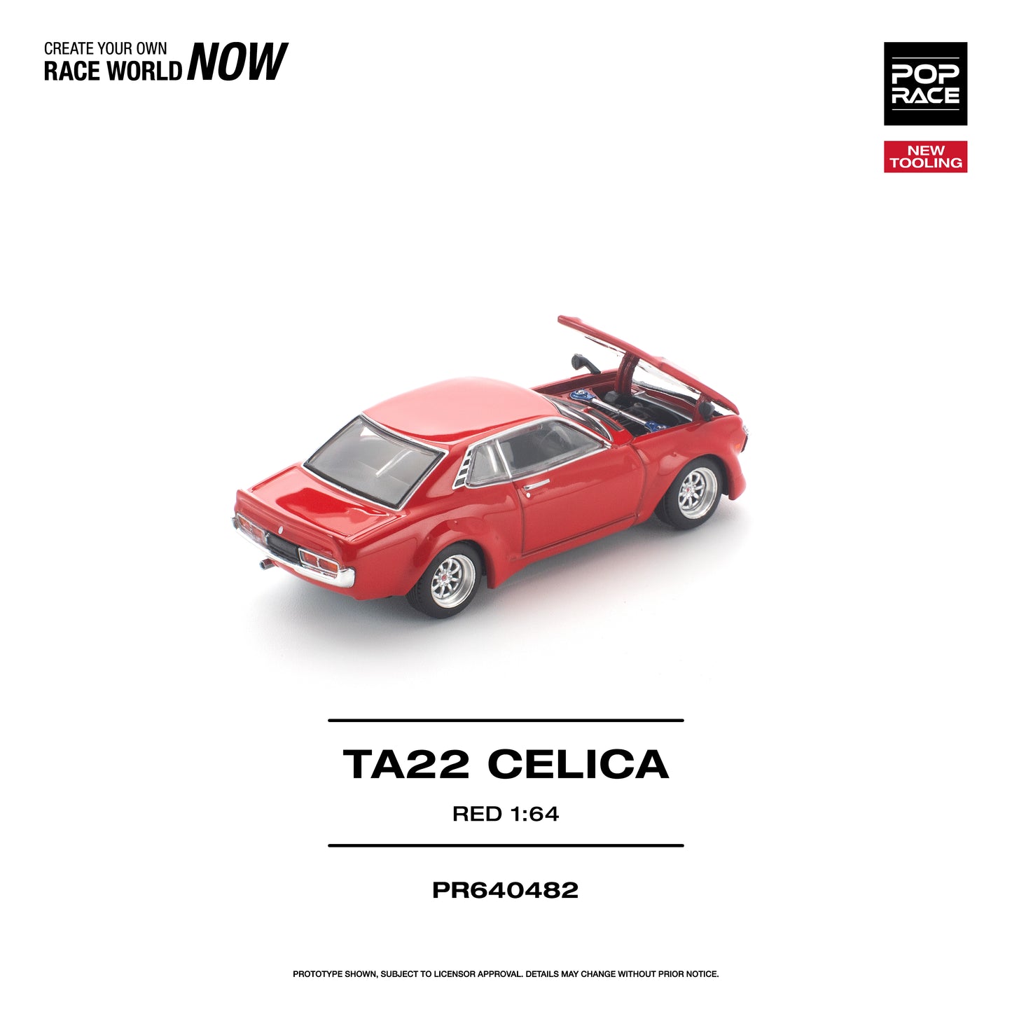 Pop Race - Pre-Order - TA22 Celica, red - PR640482