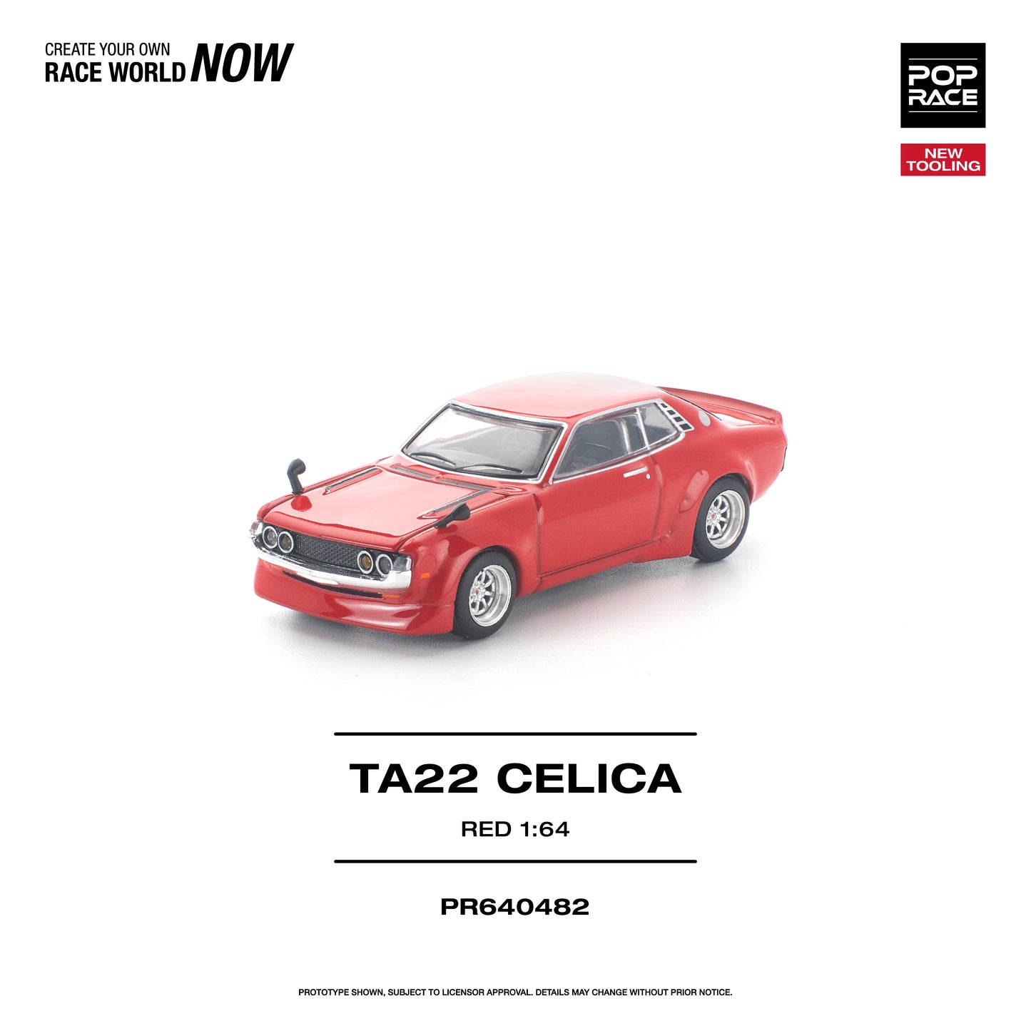 Pop Race - Pre-Order - TA22 Celica, red - PR640482