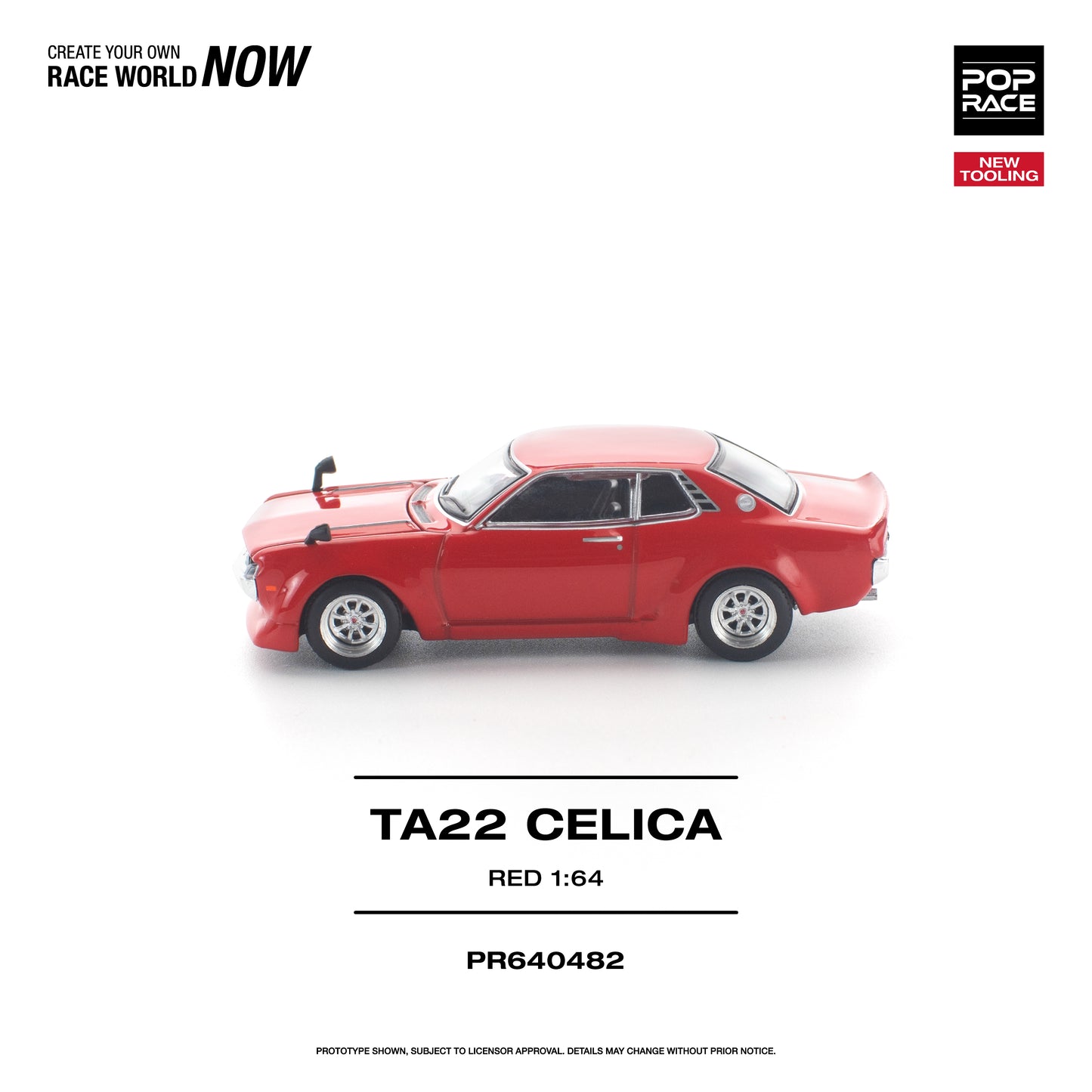 Pop Race - Pre-Order - TA22 Celica, red - PR640482