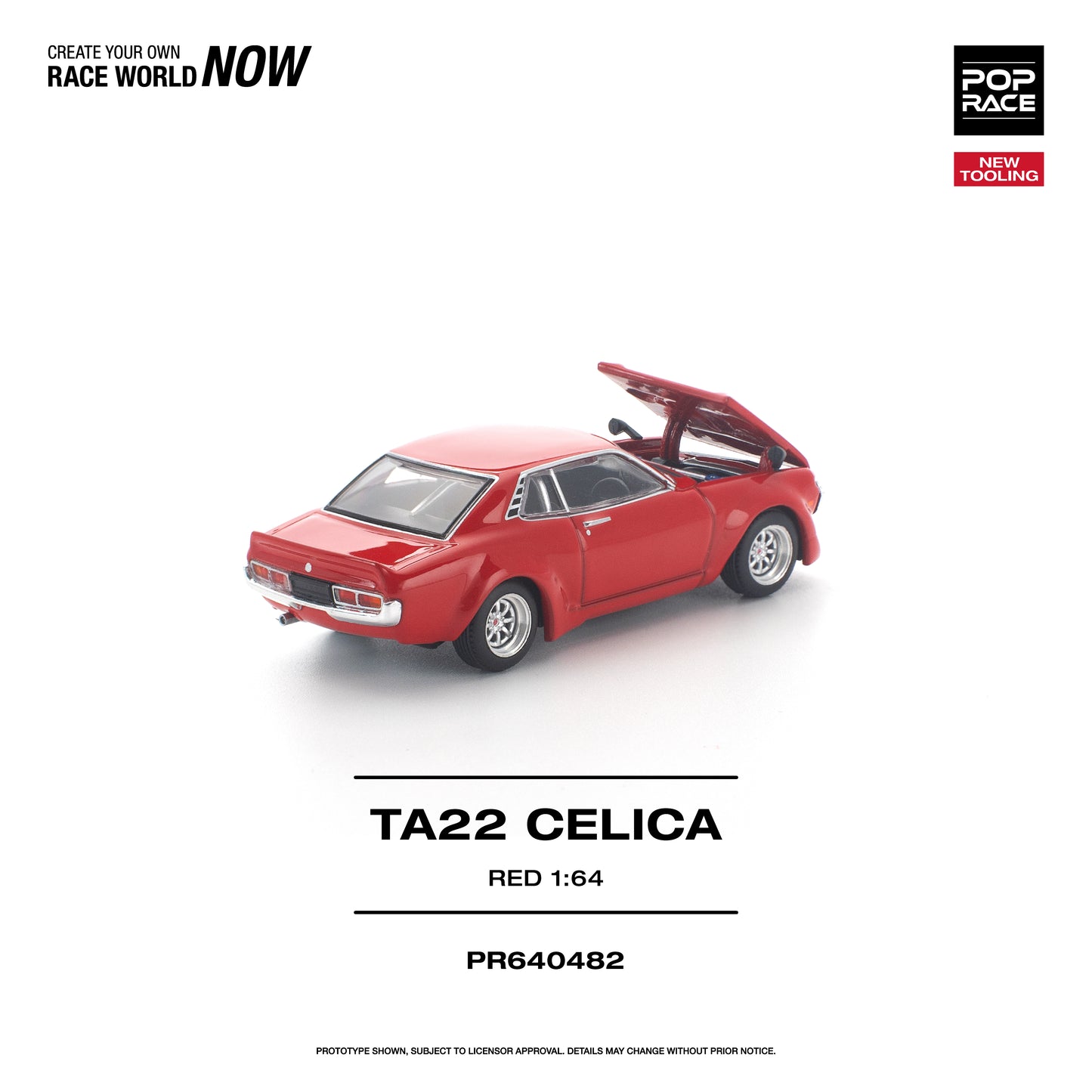 Pop Race - Pre-Order - TA22 Celica, red - PR640482