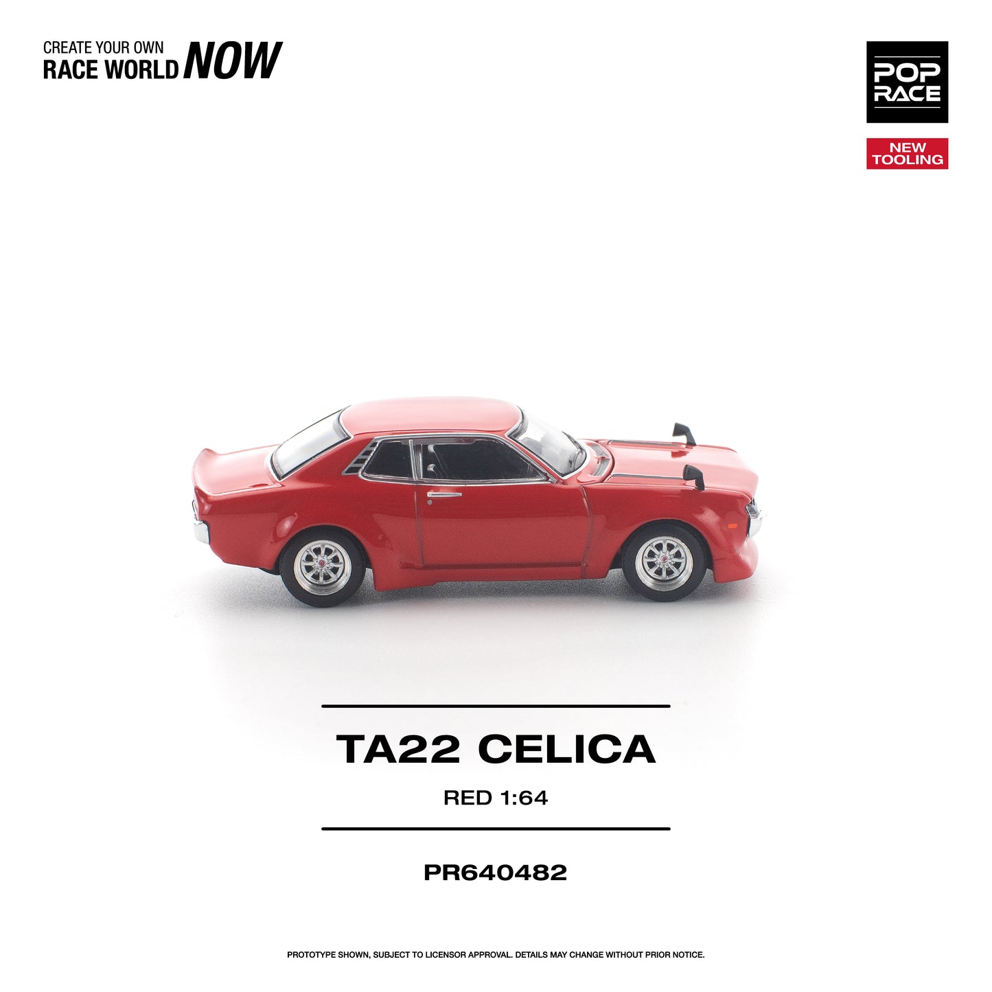 Pop Race - Pre-Order - TA22 Celica, red - PR640482