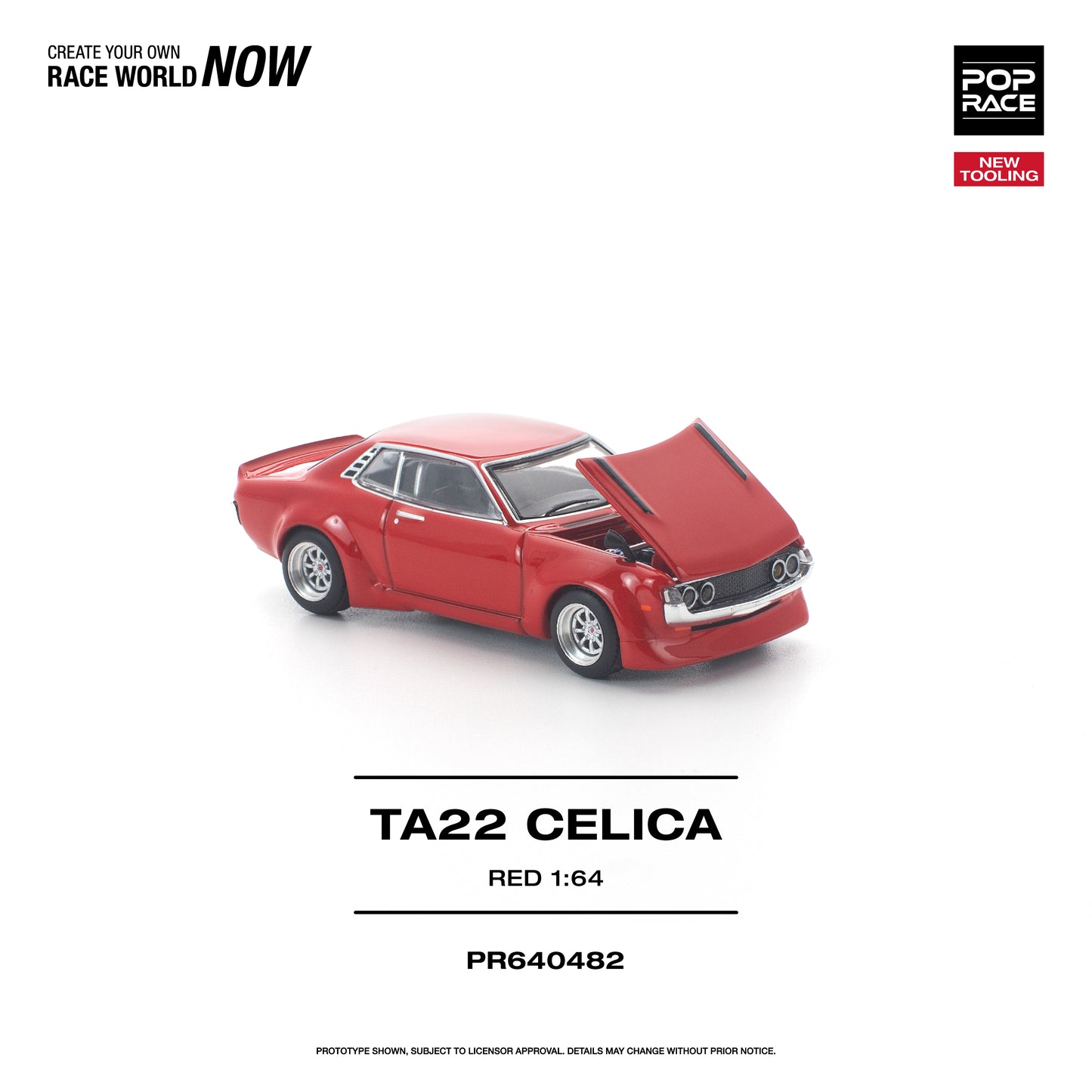 Pop Race - Pre-Order - TA22 Celica, red - PR640482