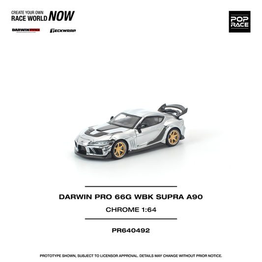 Pop Race - Pre-Order - Darwin Pro 66G WBK Supra A90, chrome - PR640492