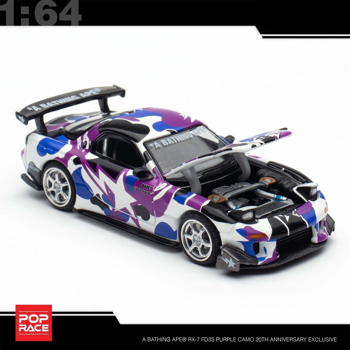 Pop Race - Pre-Order - MAZDA RX7 FD3S RE-AMEMIYA - BATHING APE - PR640493