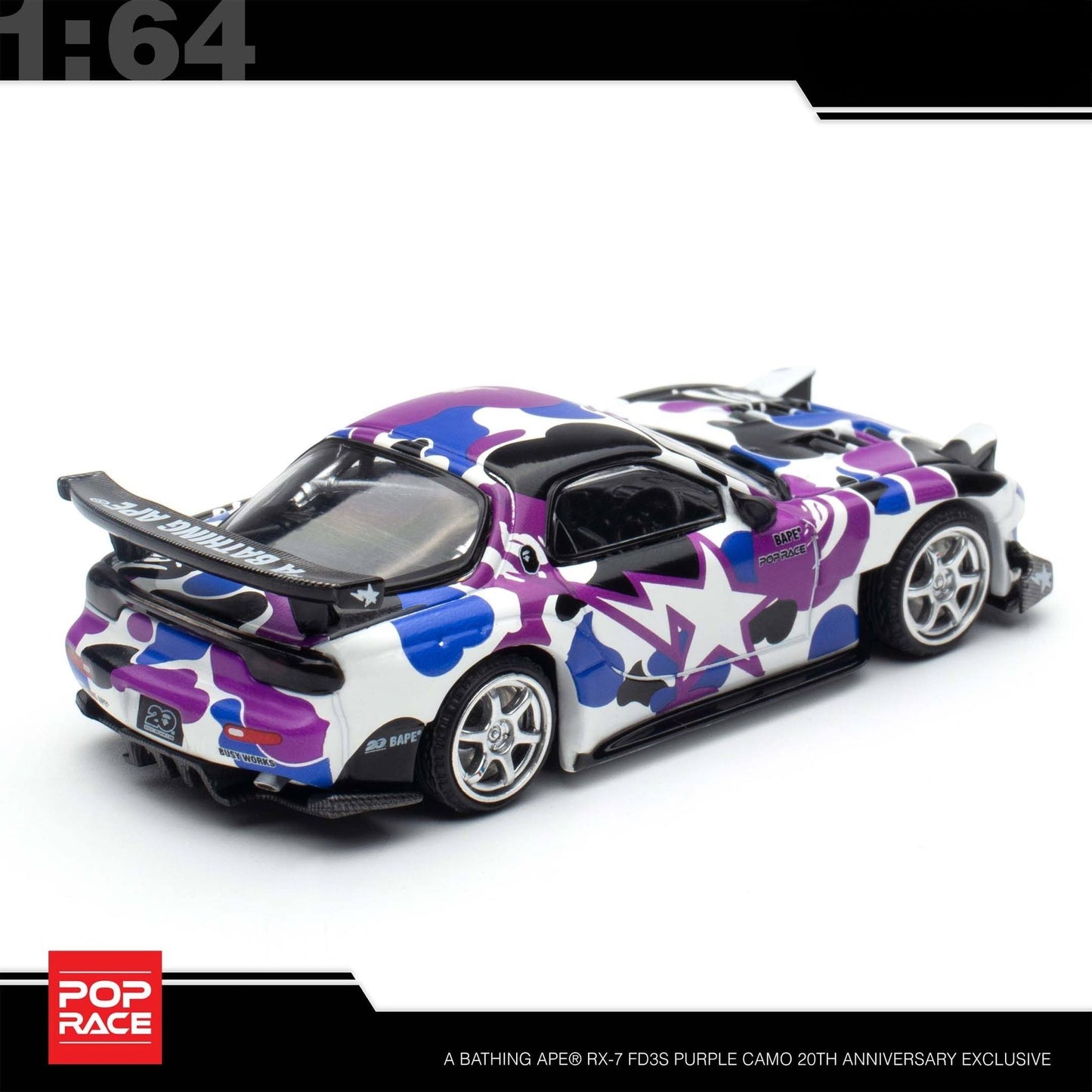 Pop Race - Pre-Order - MAZDA RX7 FD3S RE-AMEMIYA - BATHING APE - PR640493