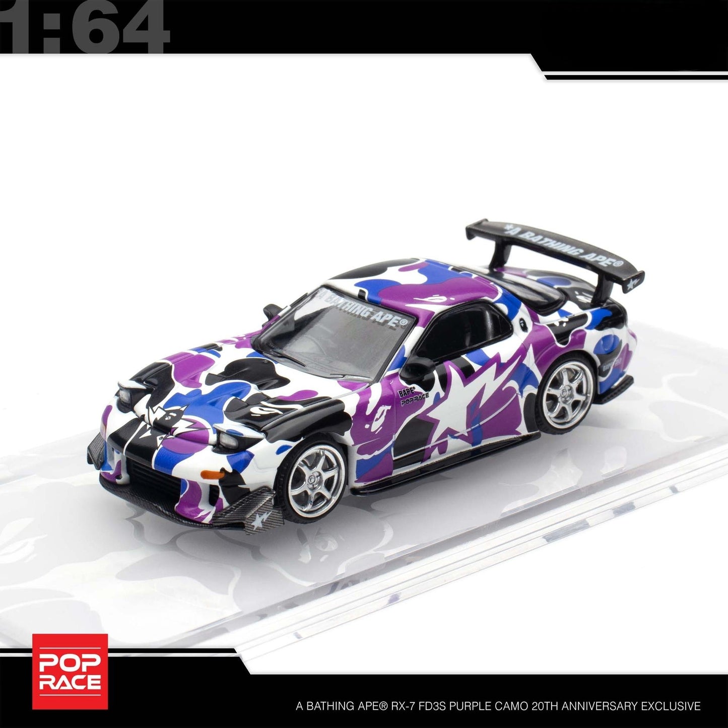 Pop Race - Pre-Order - MAZDA RX7 FD3S RE-AMEMIYA - BATHING APE - PR640493