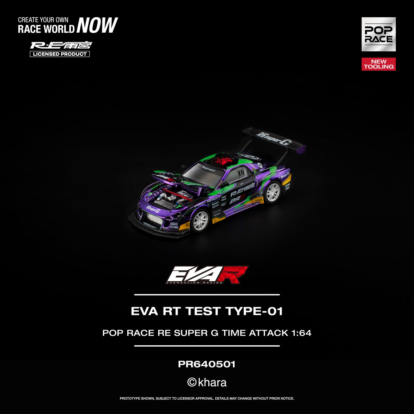Pop Race - Pre-Order - EVA RT Test Type-01, Pop-Race RE Super G Time Attack - PR640501