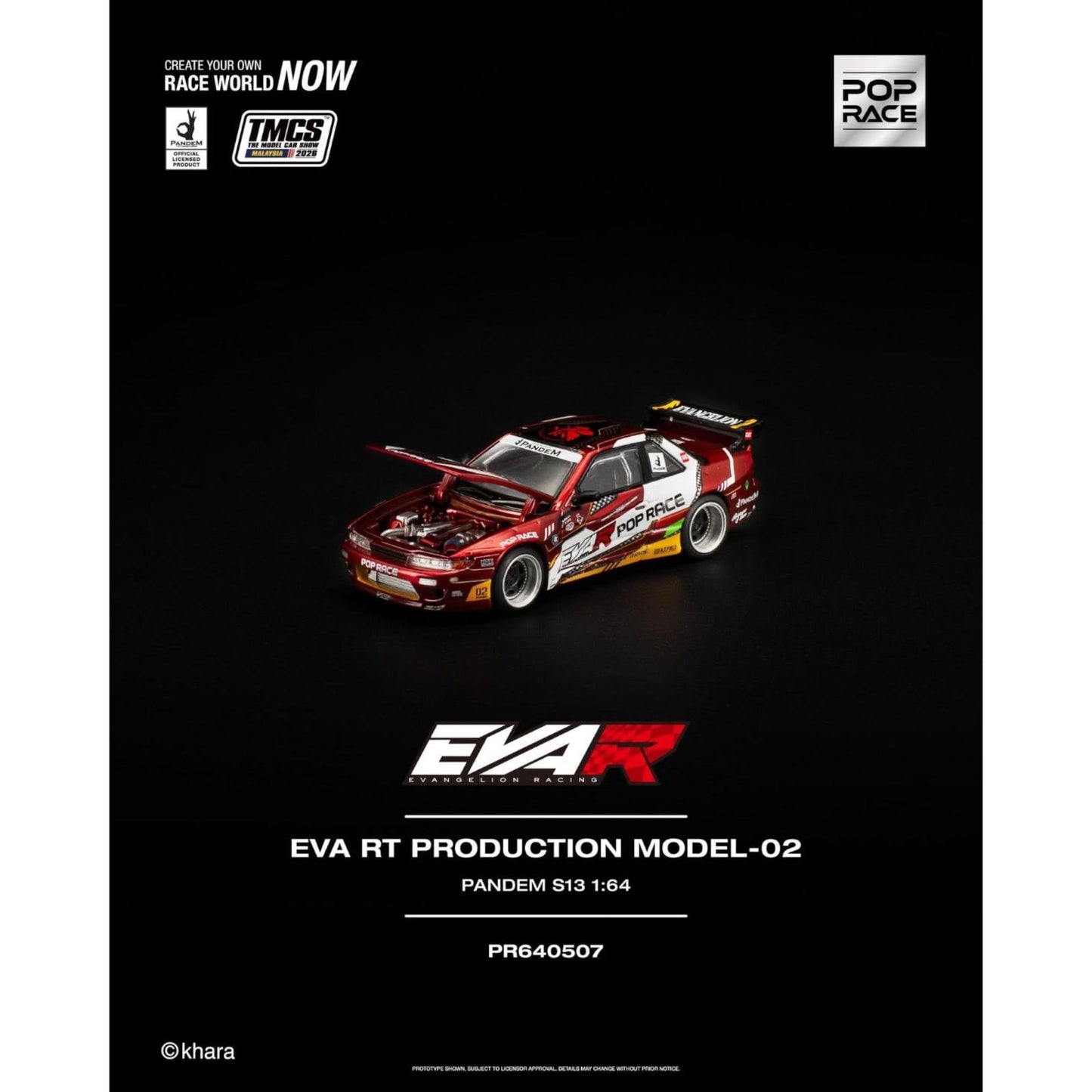 Pop Race - Pre-Order - EVA RT PRODUCTION MODEL-02 PANDEM S13 - TMCS2026 Event Model - PR640507