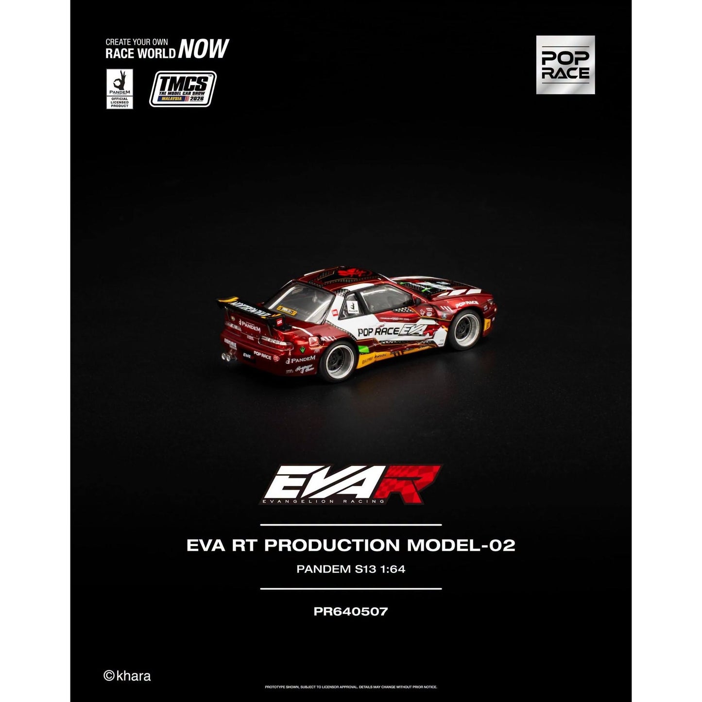 Pop Race - Pre-Order - EVA RT PRODUCTION MODEL-02 PANDEM S13 - TMCS2026 Event Model - PR640507