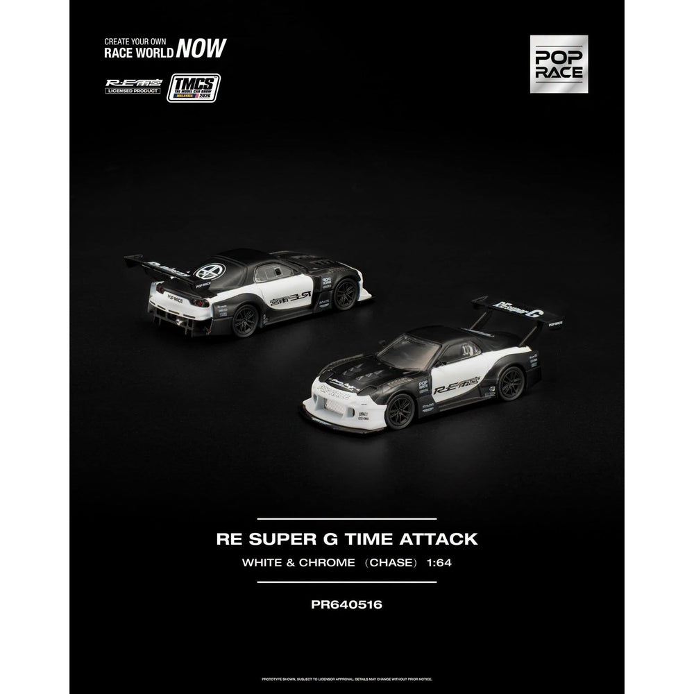 Pop Race - Pre-Order - RE SUPER G TIME ATTACK WHITE - TMCS2026 Event Model - PR640516