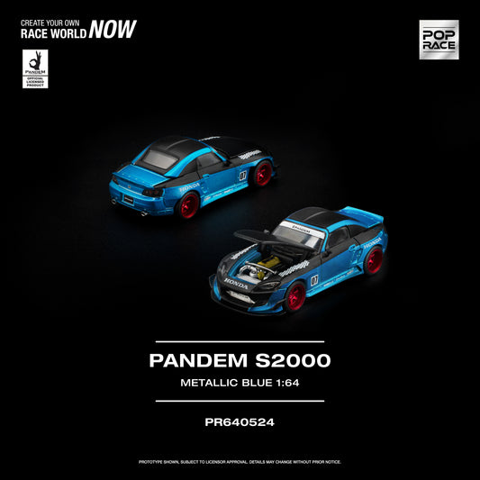 Pop Race - Pre-Order - Pandem S2000, metallic blue - PR640524