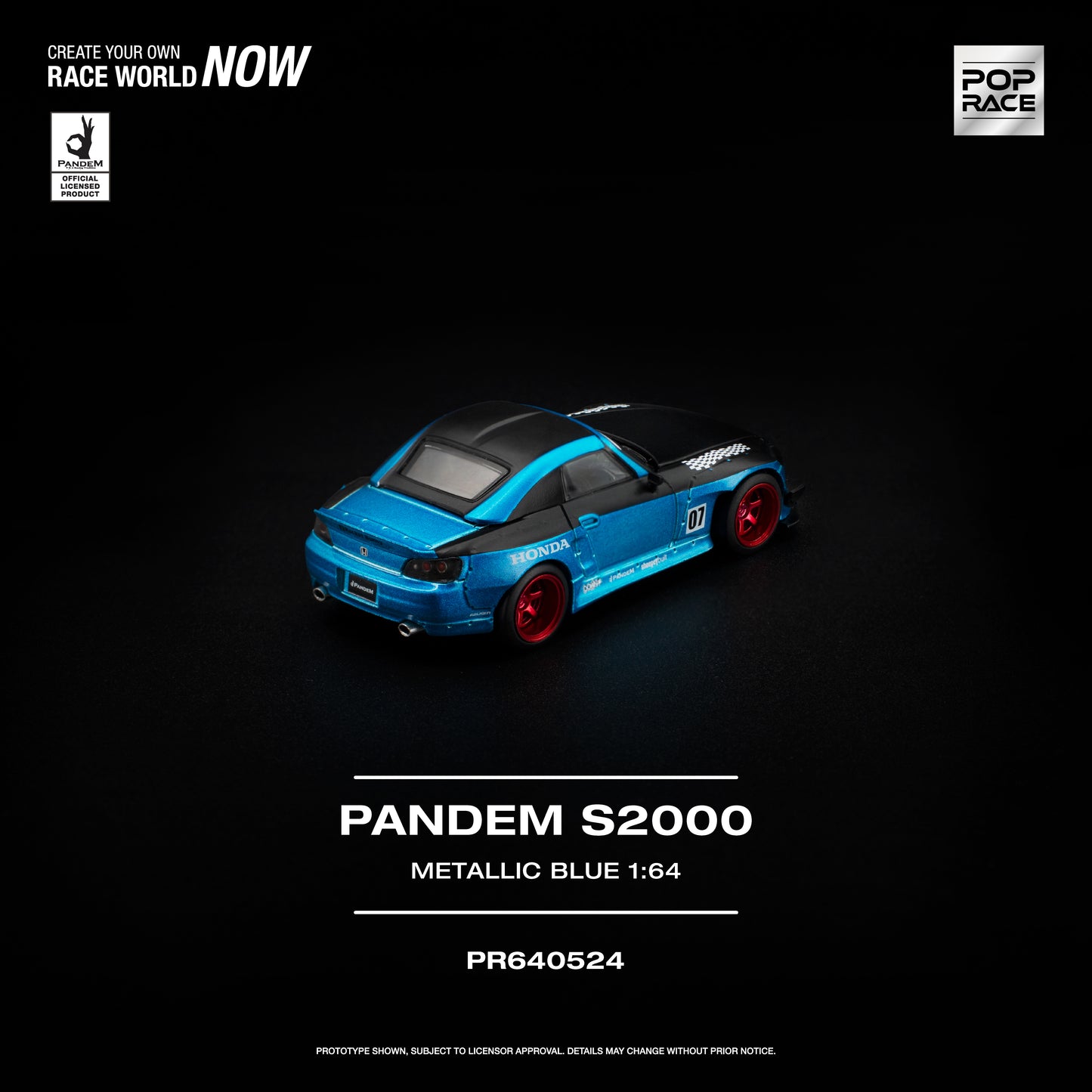 Pop Race - Pre-Order - Pandem S2000, metallic blue - PR640524
