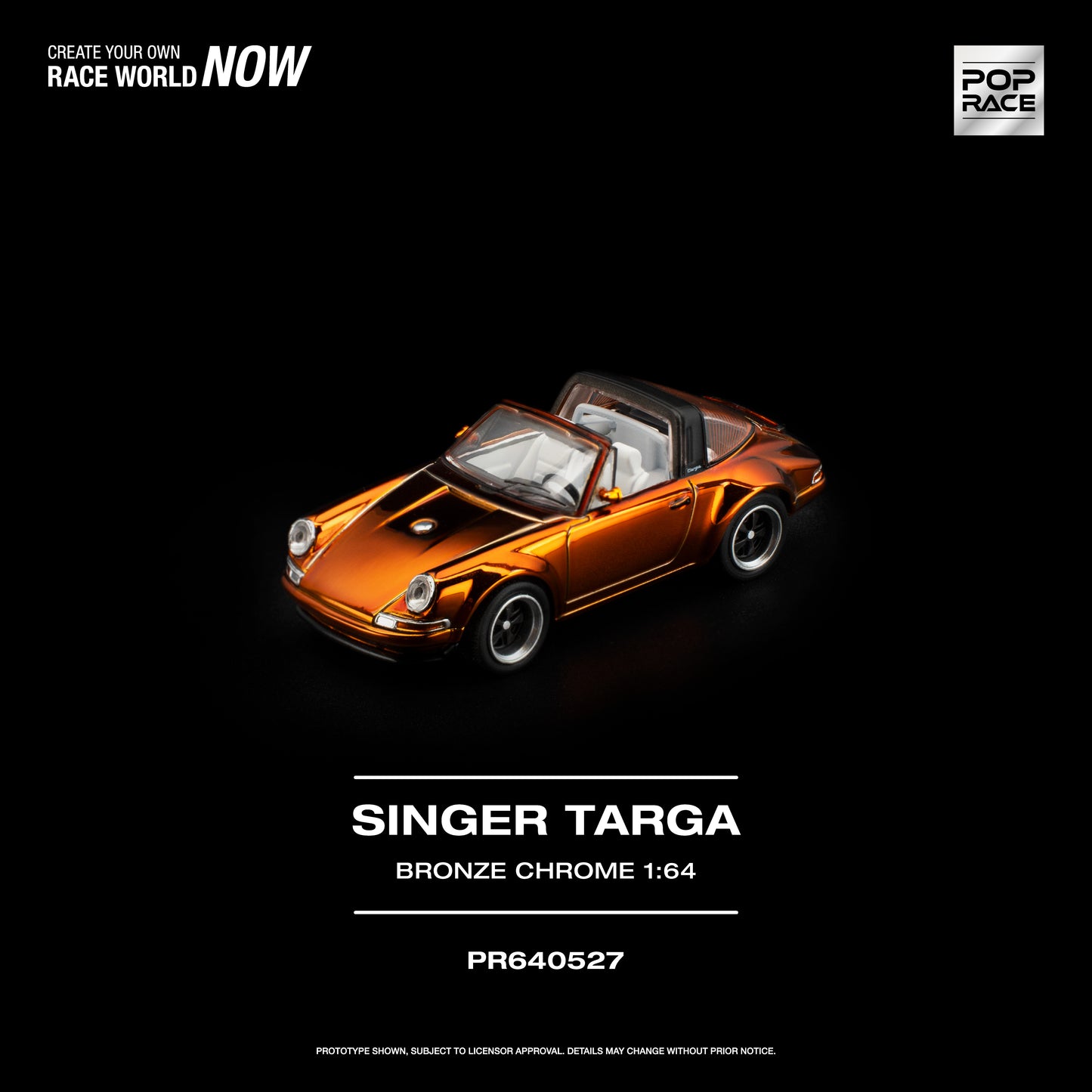 Pop Race - Pre-Order - Singer Targa, bronze chrome - PR640527