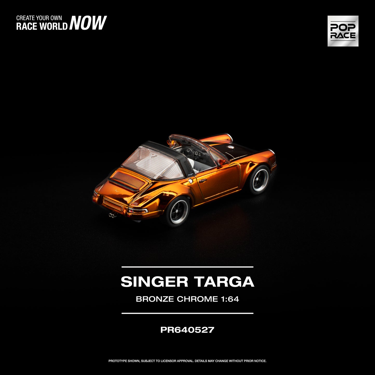 Pop Race - Pre-Order - Singer Targa, bronze chrome - PR640527