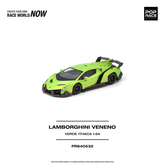 Pop Race - Pre-Order - Lamborghini Veneno, Verde Ithaca - PR640532