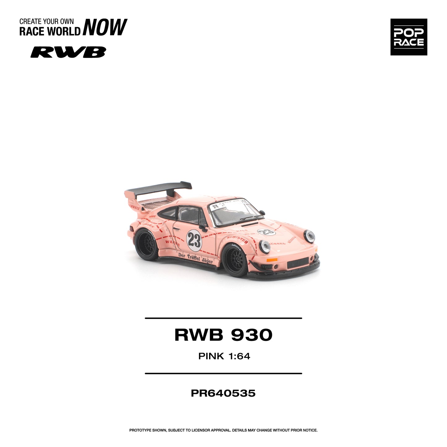 Pop Race - Pre-Order - RWB930, pink - PR640535
