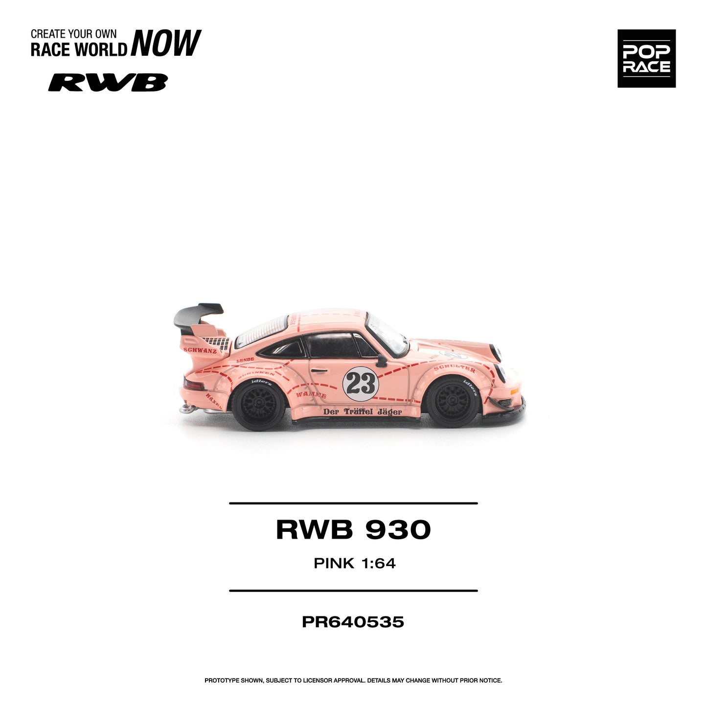 Pop Race - Pre-Order - RWB930, pink - PR640535