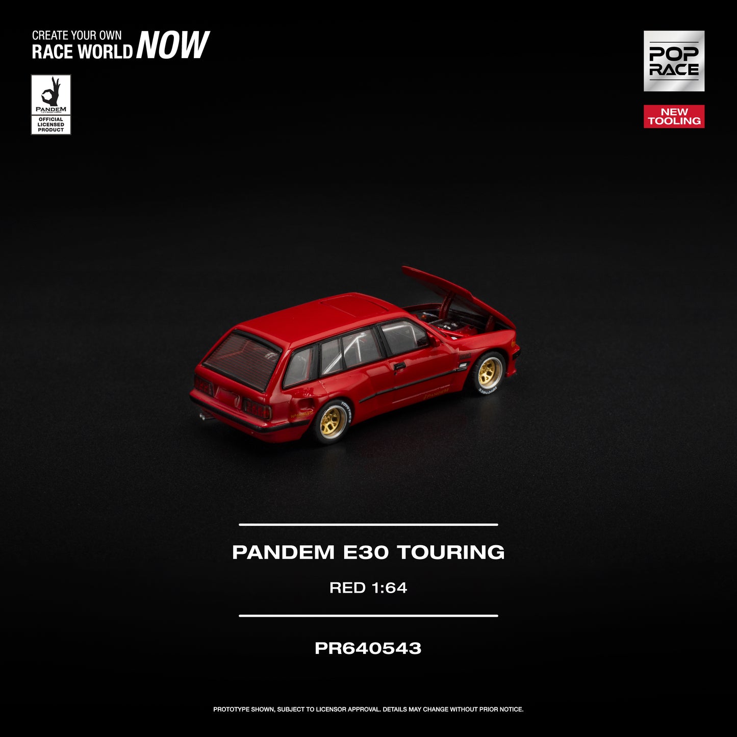 Pop Race - Pre-Order - Pandem E30 Touring, red - PR640543