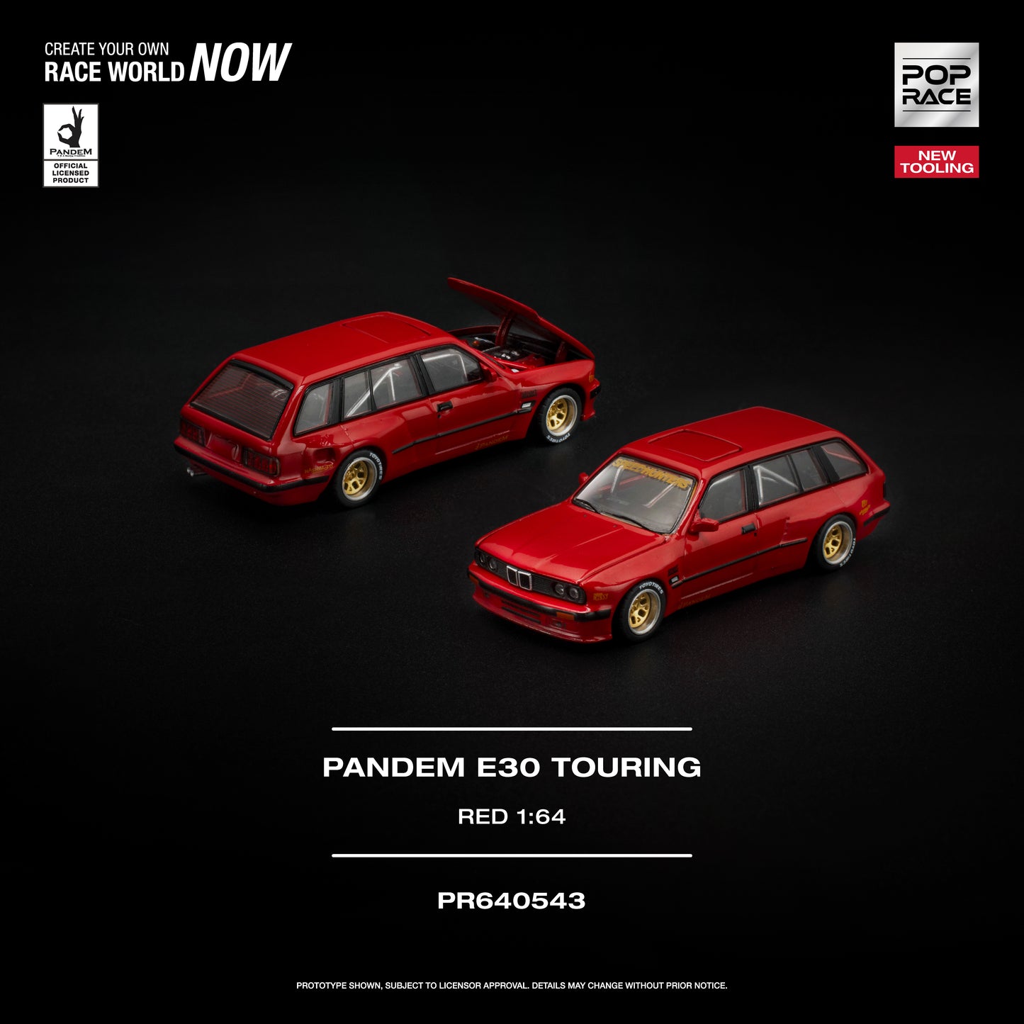 Pop Race - Pre-Order - Pandem E30 Touring, red - PR640543