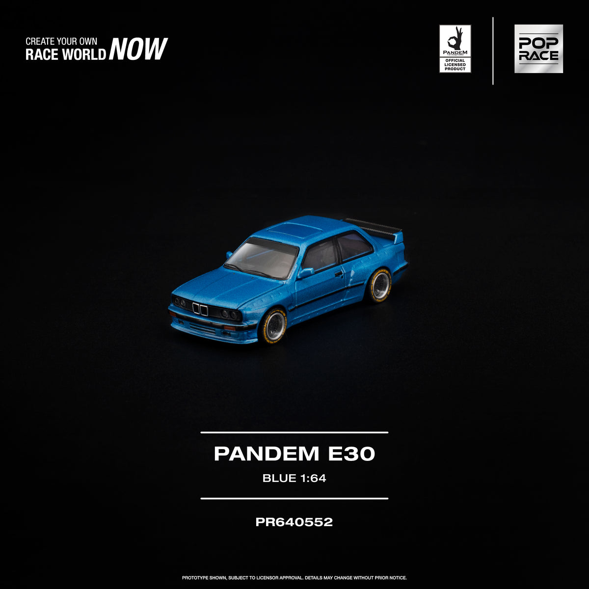 Pop Race - Pre-Order - Pandem E30, blue - PR640552