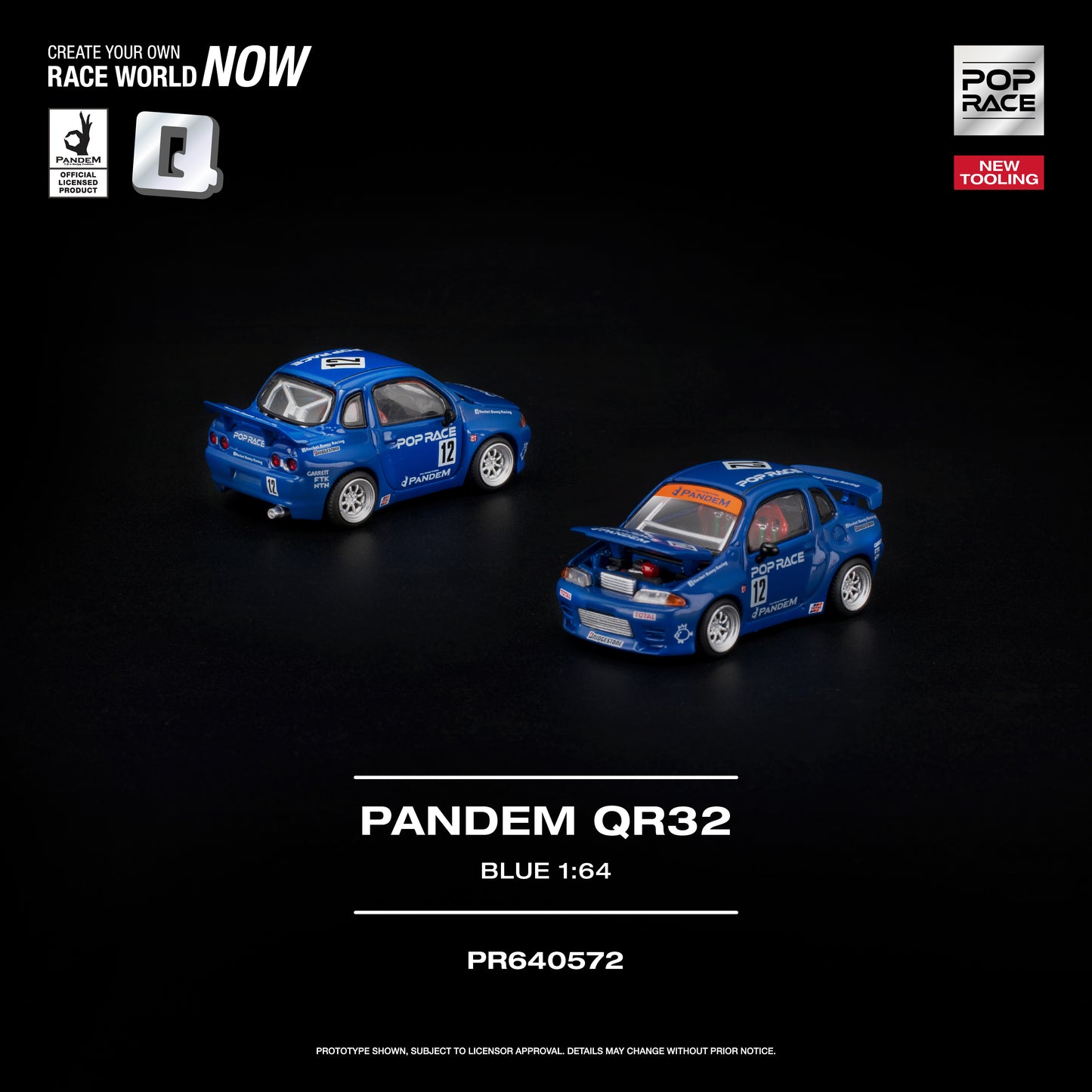 Pop Race - Pre-Order - Pandem QR32, blue - PR640572