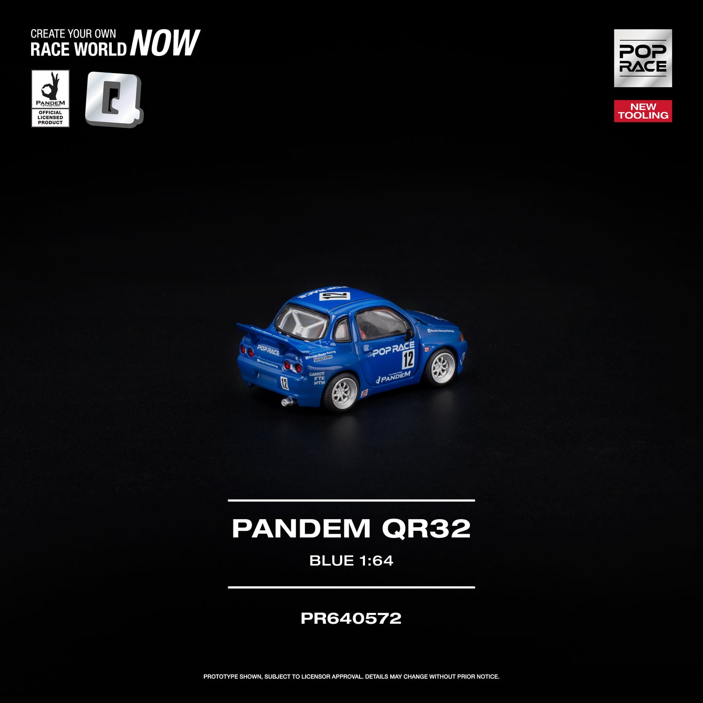 Pop Race - Pre-Order - Pandem QR32, blue - PR640572