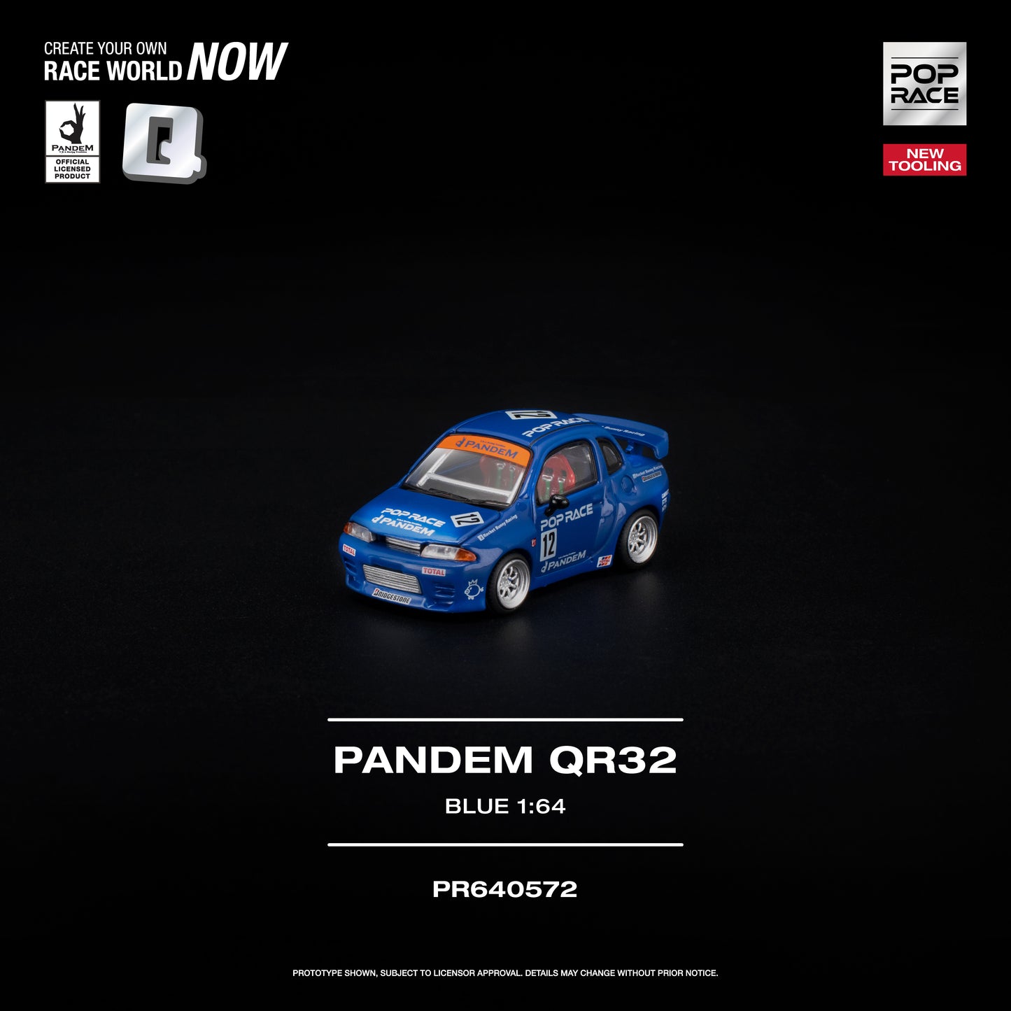Pop Race - Pre-Order - Pandem QR32, blue - PR640572