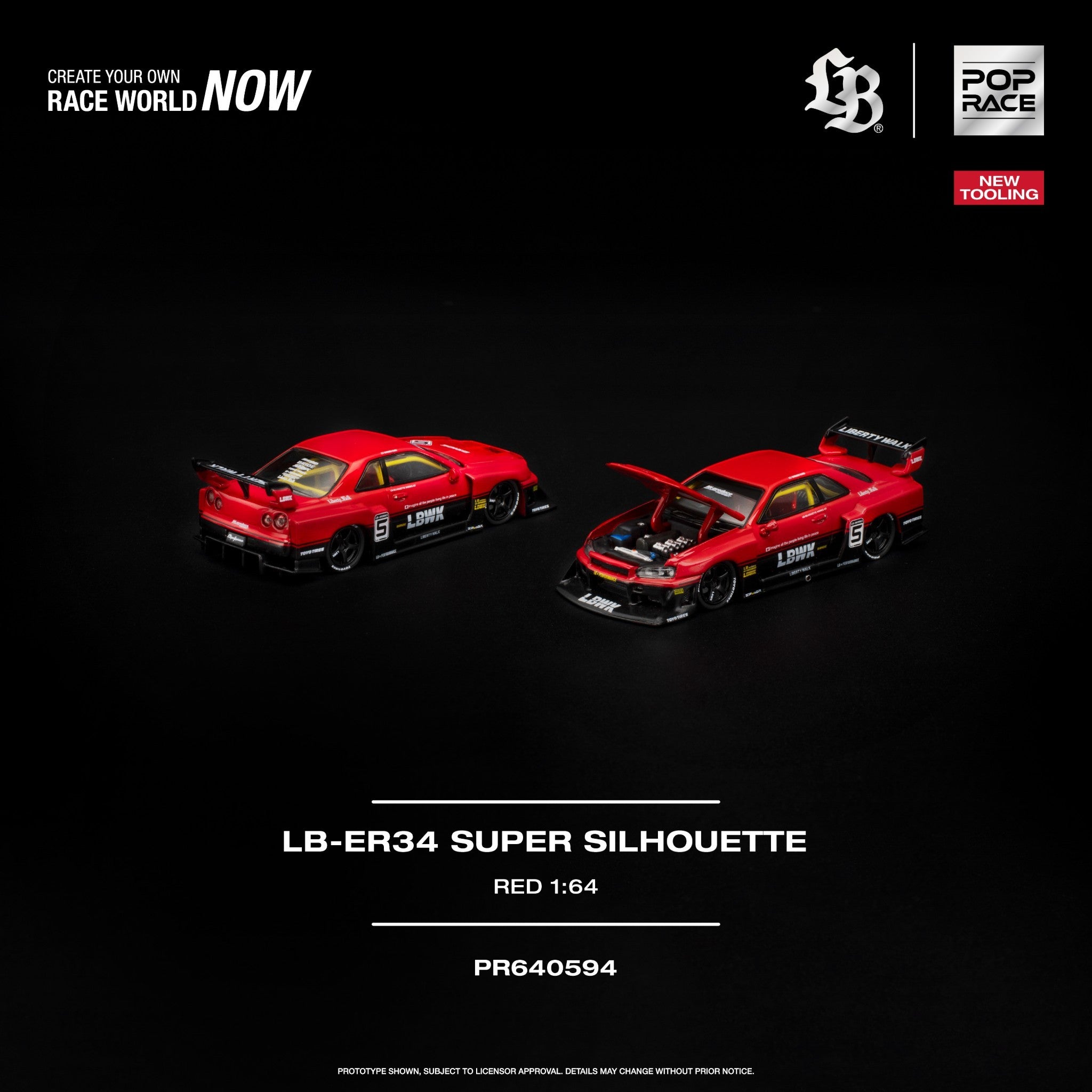 Pop Race - Pre-Order - LB-ER34 Super Silhouette, red - PR640594